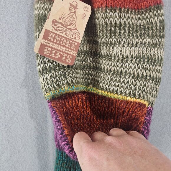 New ANDES Gifts Alpaca Chunky Scootie Hat - Picture 3 of 7